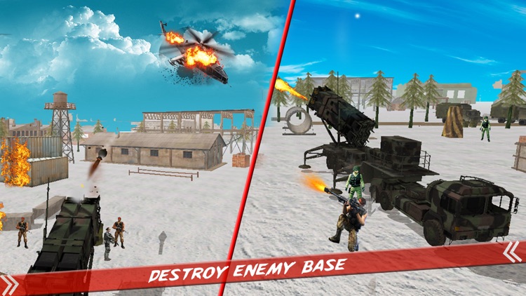 Helicopter Defence Strike - 3d Anti Aircraft Games screenshot-3
