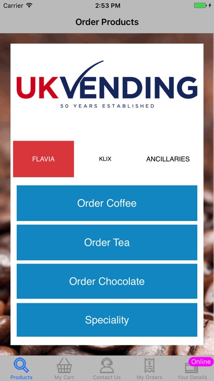 UK Vending App