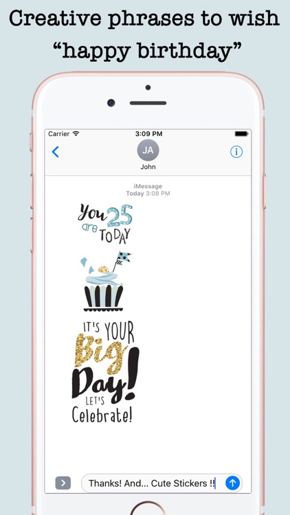 Happy Birthday Card Wishes For iMessage