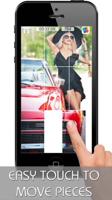 How to cancel & delete Hot Babes in Hot Cars Sliding Puzzle from iphone & ipad 1