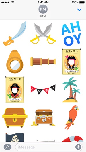 Pirate Stickers! Funny Sticker Pack for iMessage(圖4)-速報App