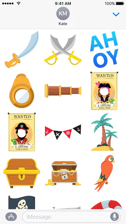 Pirate Stickers! Funny Sticker Pack for iMessage screenshot-3
