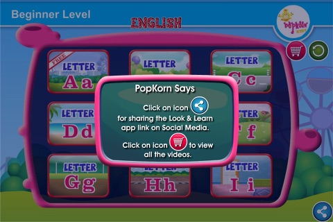 Look & Learn English with Popkorn – Beginner Level screenshot 3