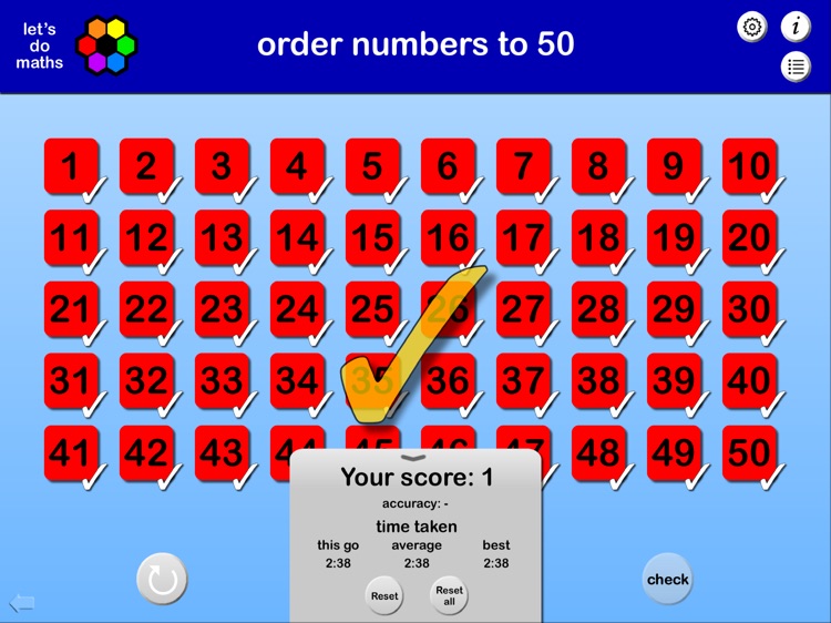 Ordering Numbers to 50 screenshot-4