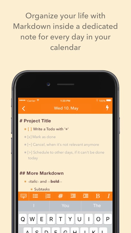 NotePlan: Markdown Calendar, Notes and Todo-Lists