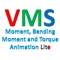 VMS (Visual Maths and Science) - Moment, Bending moment and Torque Animation is for learners at school as well as first year graduate physics and engineering students who need to understand how a force causes a moment or torque