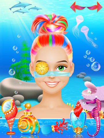 Magic Mermaid - Girls Makeup and Dress Up Game screenshot 2