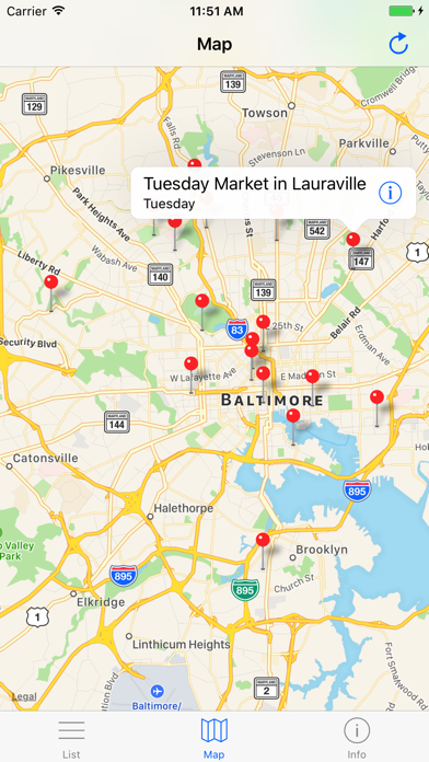 How to cancel & delete Baltimore Farmers Markets - Organic And Fresh Food from iphone & ipad 2