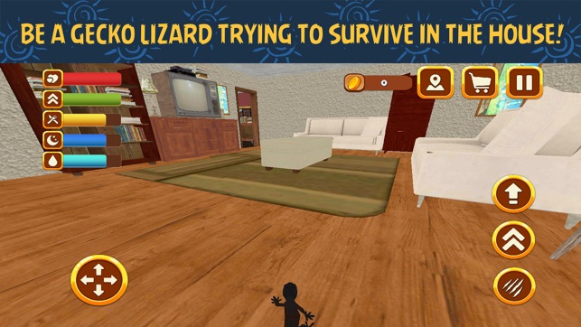 Gecko Lizard Survival Simulator 3D