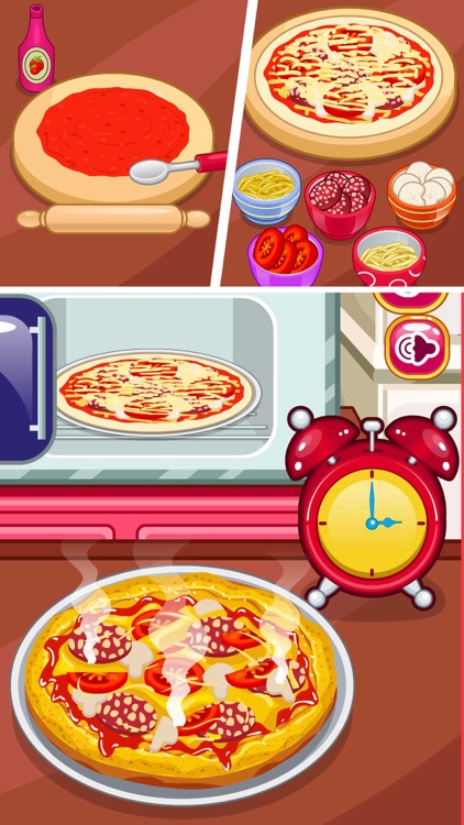 Make a pizza- Cooking games for kids