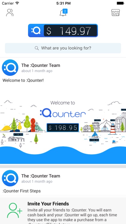 QOUNTER Cash Back w/ Friends