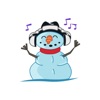 Snowman-Sticker von Jo