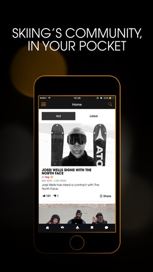 Newschoolers - Skiing's App