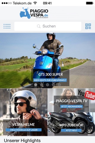 Piaggio-Vespa.de screenshot 2