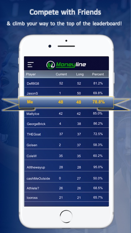 MoneyLine - Daily Sports Pick 'Em for Cash screenshot-3
