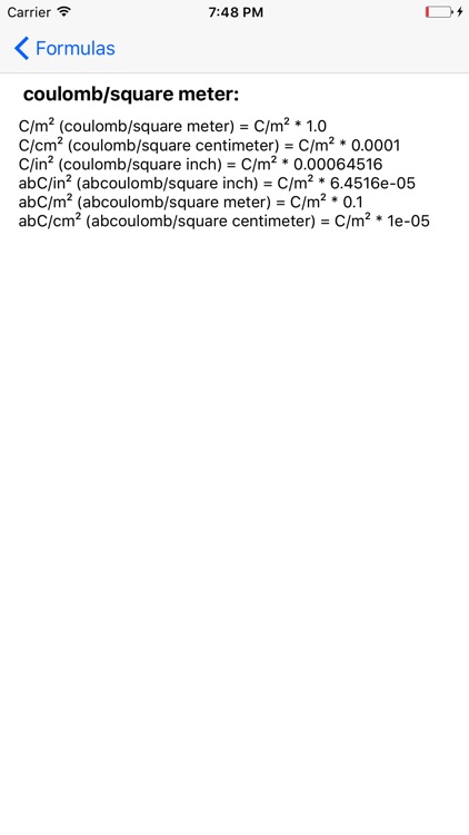 Surface charge density converter screenshot-3