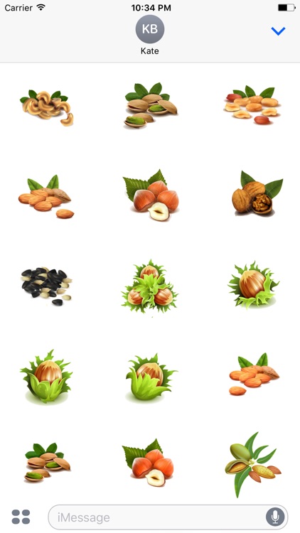 Nuts Stickers