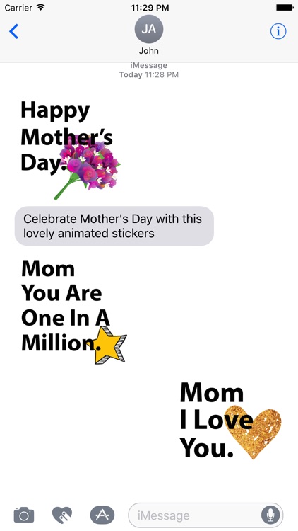 Animated Messages for Mum