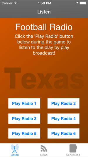 Texas Football - Sports Radio, Scores & Schedule(圖2)-速報App