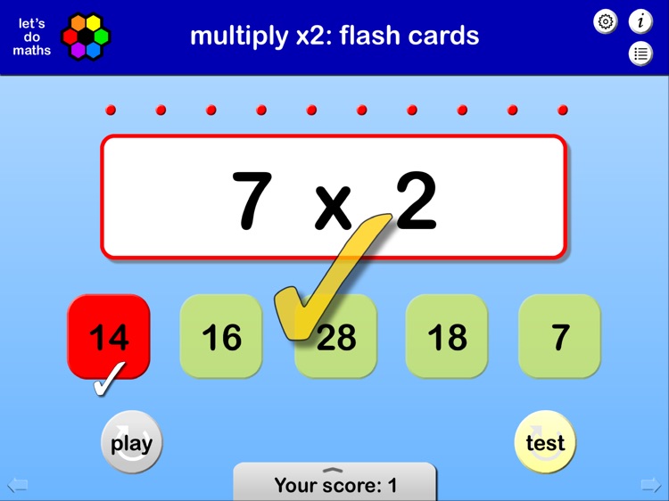 Learn your Times Tables - starter