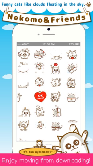 Nekomo&Friend Moving Sticker(圖3)-速報App