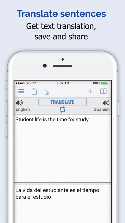 Spanish Translator - English Spanish Dictionary