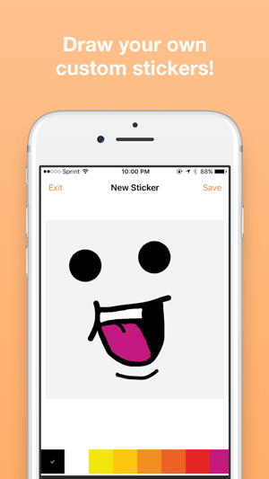 My Stickers: Draw your own stickers app