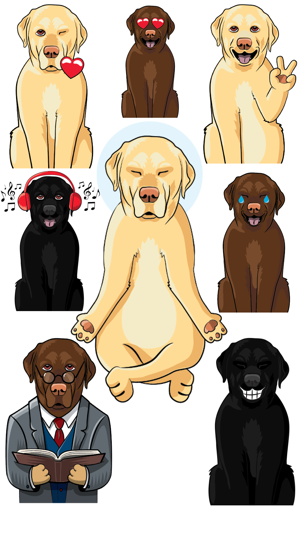 LabMojis - Labrador Retriever Emoji & St