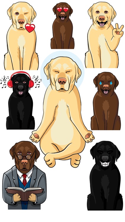 LabMojis - Labrador Retriever Emoji & Stickers screenshot-0