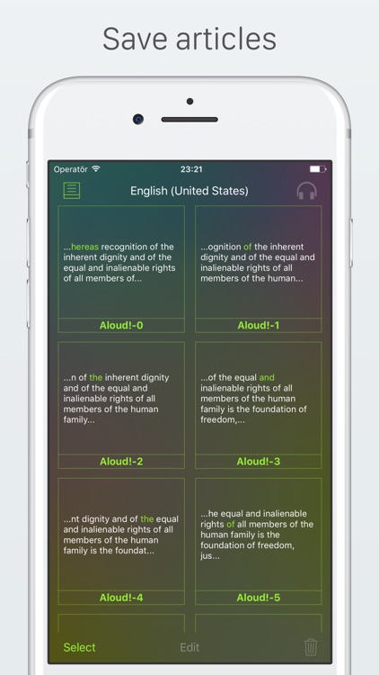 Aloud! - Text to speech screenshot-4