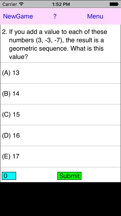 Graduate Sequence and Set Practice