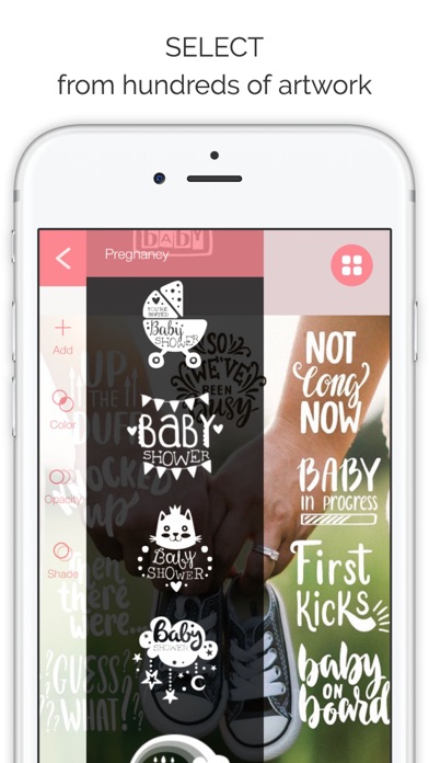 Swaddle - Baby Pics Pregnancy Stickers Moments App screenshot 2