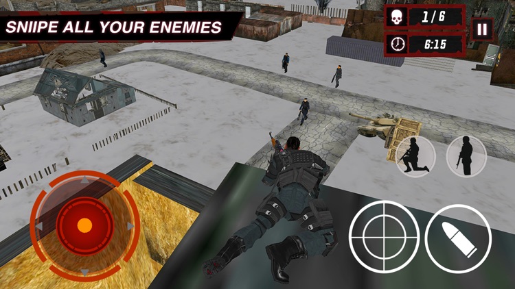 Army Sniper Commando-3D Assassin War World screenshot-3