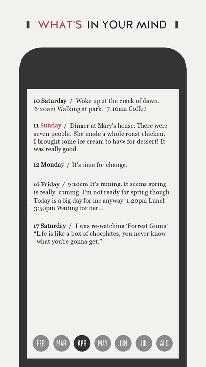 DayGram - One line a day Diary (Note/Journal)
