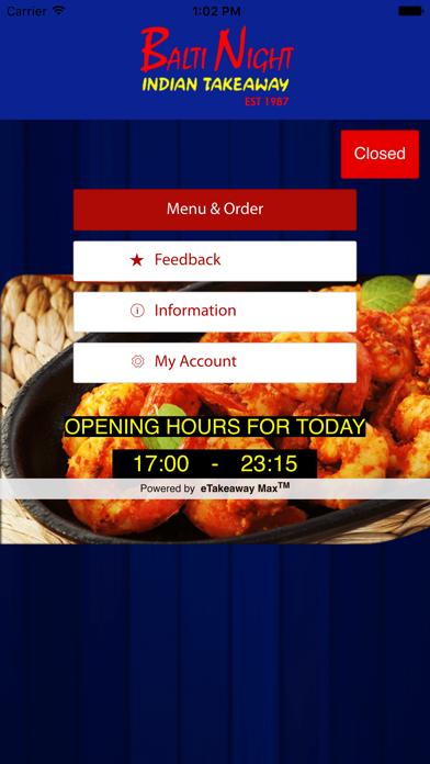 How to cancel & delete Balti Night Indian Takeaway from iphone & ipad 1