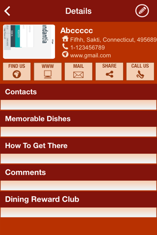 My Restaurants screenshot 3