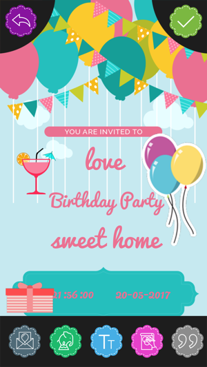 Custom Birthday Invitation Card maker(圖5)-速報App