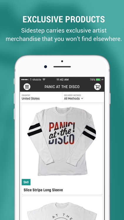 Sidestep - Concert Merchandise