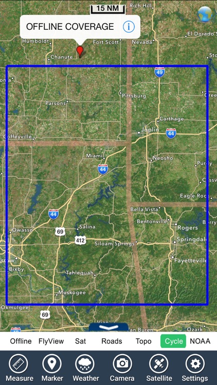 Grand Lake o the Cherokees HD - GPS Map Navigator screenshot-4