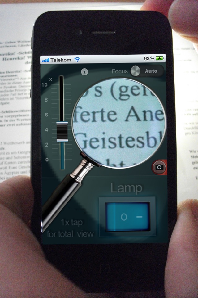 Magnifier with light+zoom screenshot 2