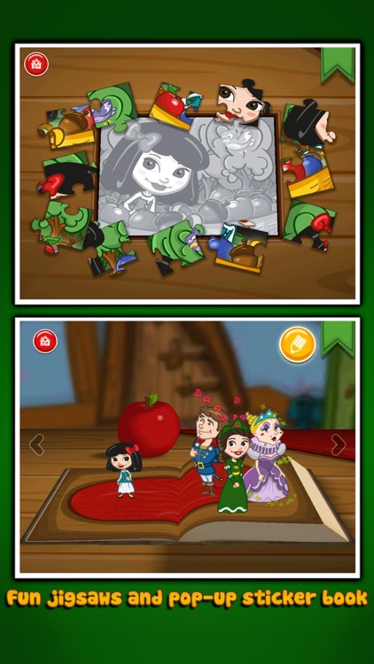 Grimm's Snow White ~ 3D Interactive Pop-up Book screenshot-3