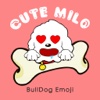 Cute Milo - BullDog Emoji & Sticker Pack