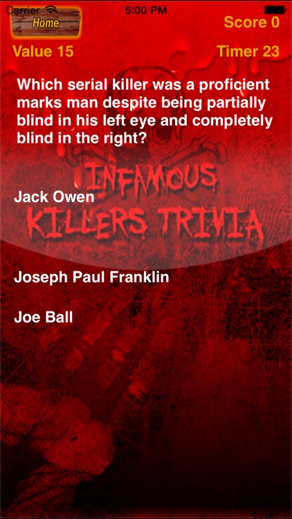 Infamous Killer Trivia screenshot-4