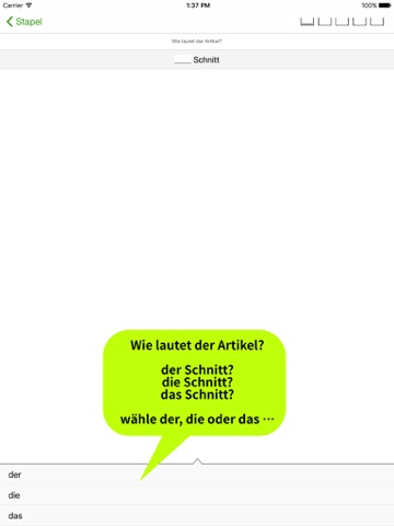 Deutsch lernen App für Fortgeschrittene screenshot 3