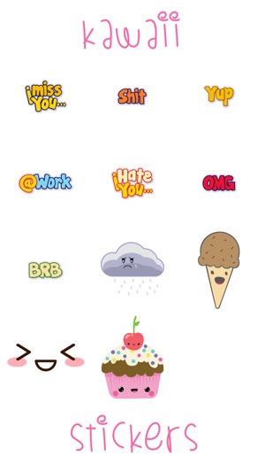 Kawaii Stickers for iMessage(圖1)-速報App