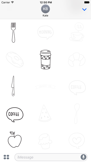 Animated Cute Breakfast Stickers(圖3)-速報App