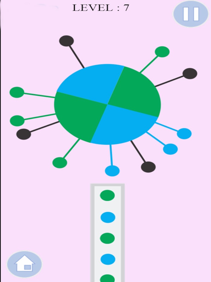 Color Pin Put It In Proper Place - Kids Game