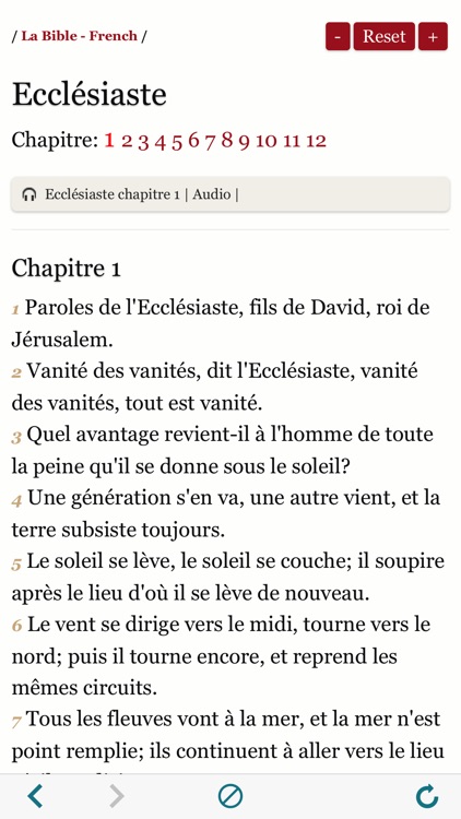 Audio Holy Bible in French - La Bible Louis Segond screenshot-3