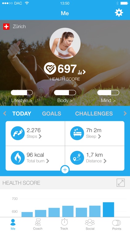 dacadoo – Health Score & Lifestyle Navigation