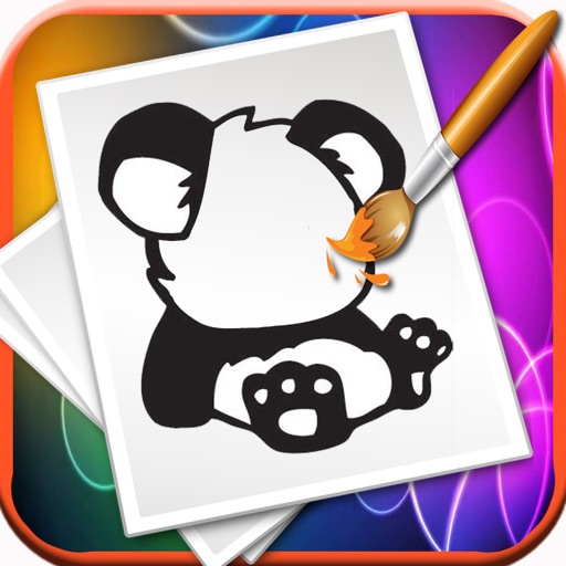 Panda Kung Fu Cartoon Coloring Version icon